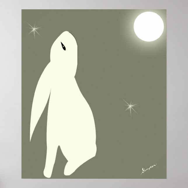 Poster Lune de lièvre (Devant)