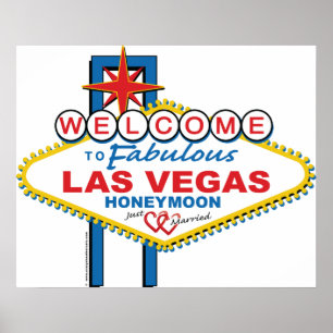 Poster Lune de miel de Las Vegas