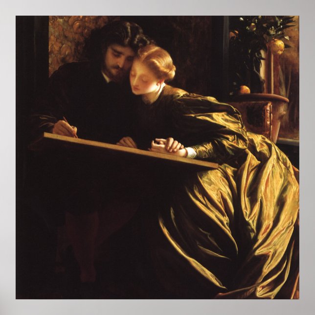 Poster Lune de miel du peintre par Lord Frederic Leighton (Devant)