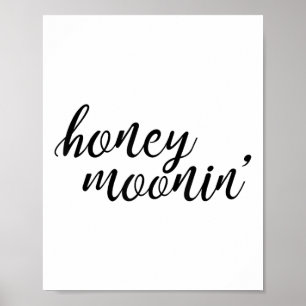 Poster Lune De Miel Et Lune De Miel De La Lune De Miel De