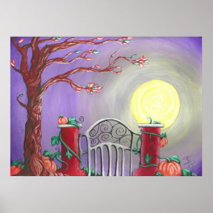 Poster Lune de récolte