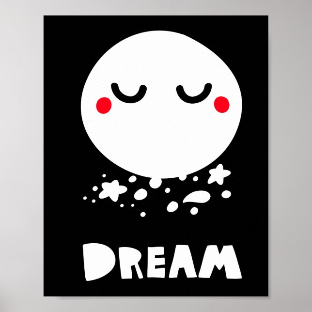 Poster Lune douce (Devant)