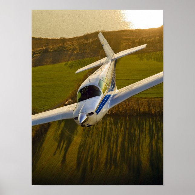 Poster Lune en or clair (Devant)