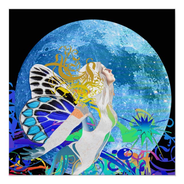 Poster lune Fairy (Devant)