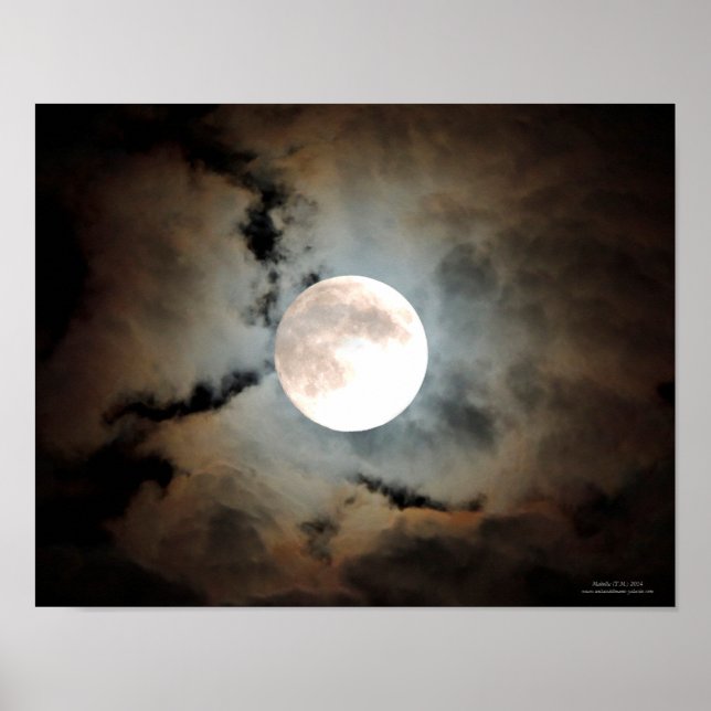 Poster Lune hantée (Devant)