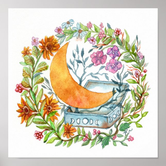 Poster Lune hors de la boîte (Devant)