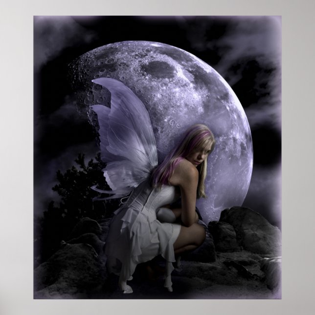 Poster Lune Légère Fée (Devant)
