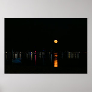 Poster Lune se lève