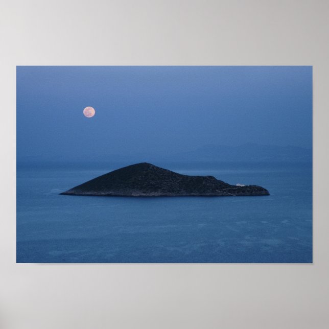 Poster Lune sur Agia Kyriaki (Devant)