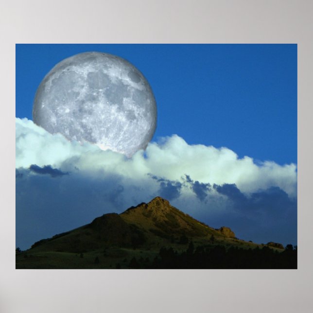 Poster Lune sur le Colorado (Devant)