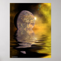 Lune sur l'eau