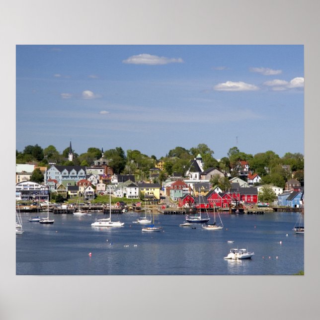 Poster Lunenberg, Nouvelle-Écosse, Canada. 2 (Devant)