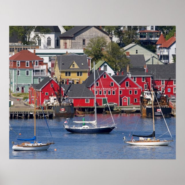 Poster Lunenberg, Nouvelle-Écosse, Canada. 3 (Devant)