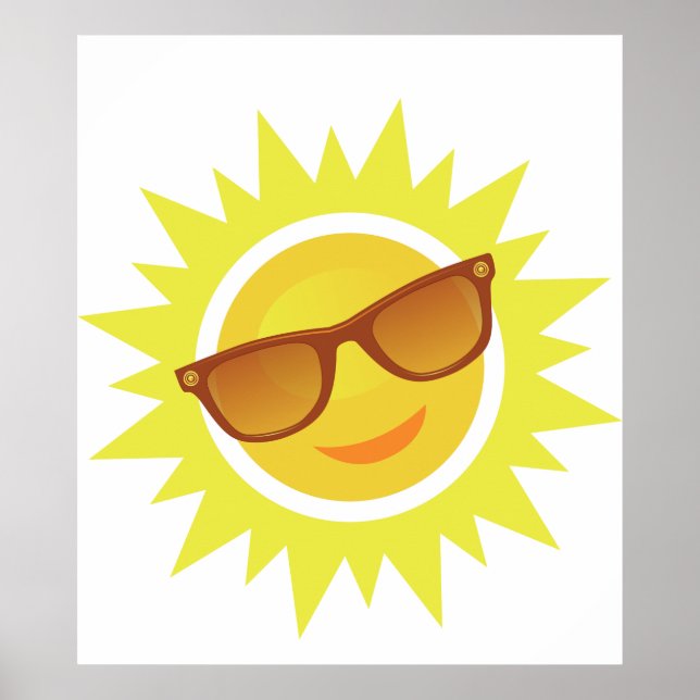 Poster Lunettes de soleil (Devant)