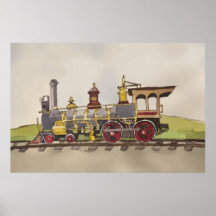 Poster L'Union Pacific n° 119 à Promontory Summit