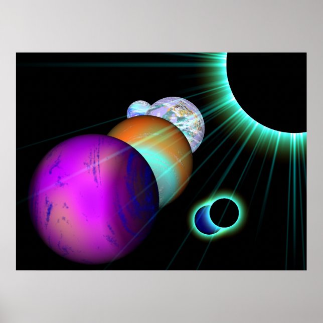 Poster L'univers (Devant)