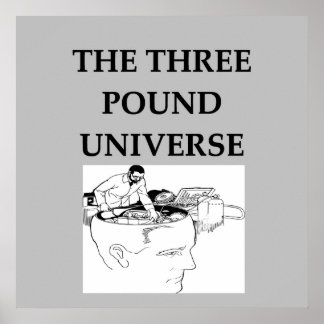 Poster l'univers à trois livres