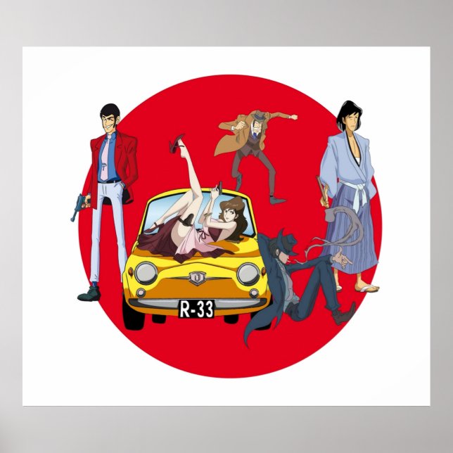 Poster lupin troisième (Devant)