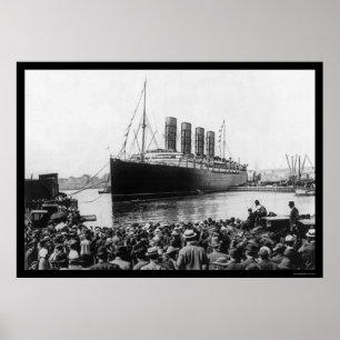 Poster Lusitania Spectators 1907