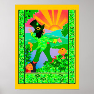 Poster Lutins & Lever du soleil -