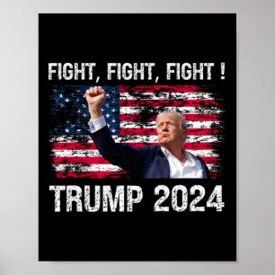 Poster Lutte 2024 - Élection du président Trump