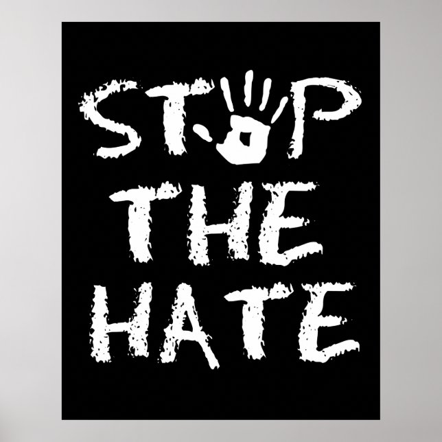 Poster Lutte contre la discrimination Racisme et haine Me (Devant)