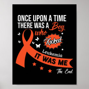 Poster Lutte contre le cancer de la leucémie Ruban 11