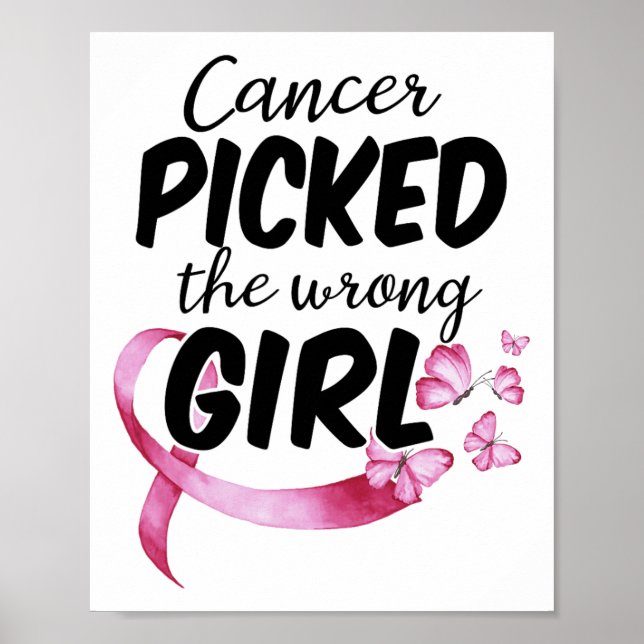 Poster Lutte Contre Le Cancer Le Cancer A Attiré Le Mauva (Devant)