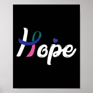 Poster Lutte contre le cancer Ruban 9