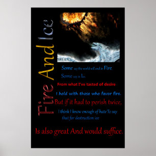 Poster Lutte Contre Le Feu Et La Glace