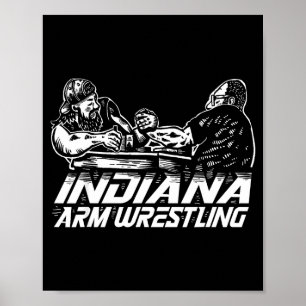 Poster lutte de bras de l'Indiana