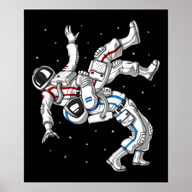 Poster Lutte des astronautes (Devant)