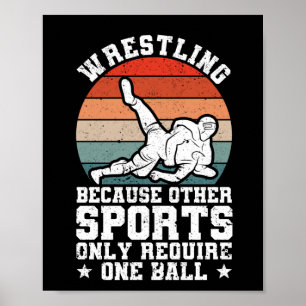 Poster Lutte, parce que pour d'autres sports seulement un