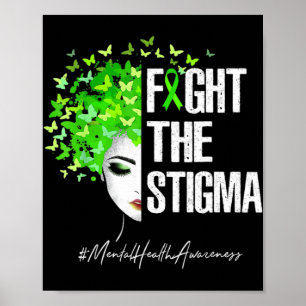Poster Lutter Contre La Stigma Sensibilisation À La Santé