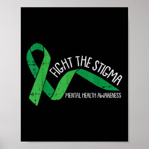 Poster Lutter Contre La Stigmatisation Santé Mentale Ruba