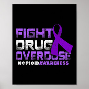 Poster Lutter contre la surdose de drogues Graphique 1
