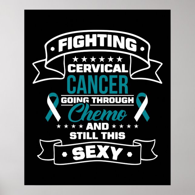 Poster Lutter contre le cancer du col utérin (Devant)