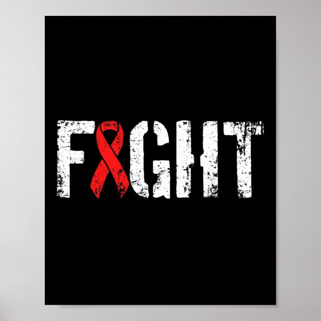 Poster Lutter contre le cancer du sang - Sensibilisation  (Devant)