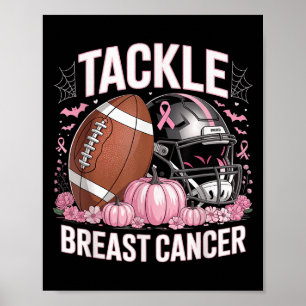 Poster Lutter contre le cancer du sein Football Cancer du