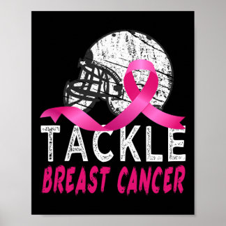 Poster Lutter contre le cancer du sein Survivant Football