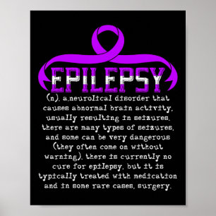 Poster Luttez contre l'épilepsie Mois de sensibilisation