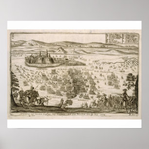 Poster Luttez près de la ville de Levice en 1664,