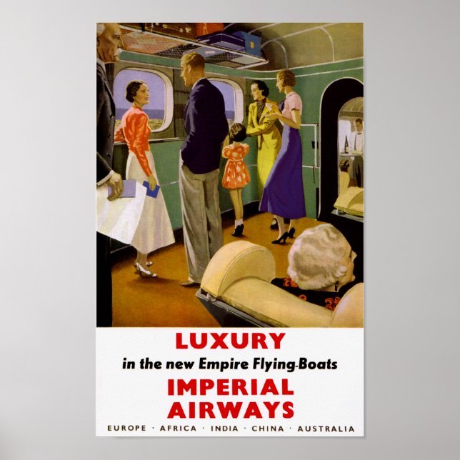 Poster Luxe dans le nouvel empire Bateaux Volants (Devant)