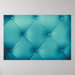 Poster Luxueux mobilier en cuir marron avec mais