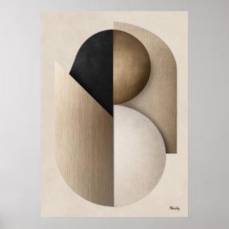Poster Luxury Art Deco Geometric Wall Art | Minimal