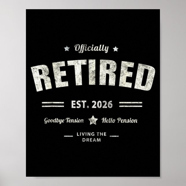 Poster Ly Retired 2026 Mother Vacation Mom Holiday Keepsa (Devant)