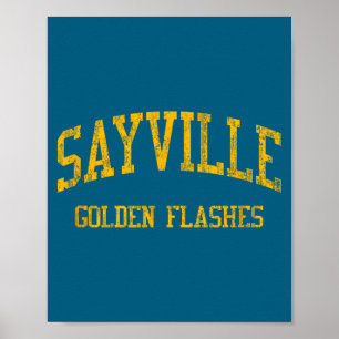 Poster Lycée Sayville hs ouest Sayville ny vintage