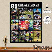 Lycée Sports Senior 17 Photo Collage Grad