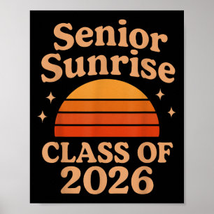 Poster Lycée Sunrise 2026 Lycée 12e douzième année