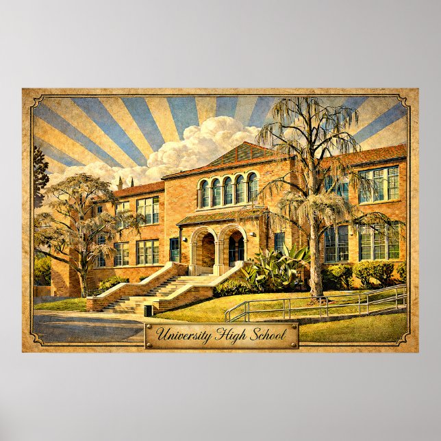 Poster Lycée University High School (Devant)